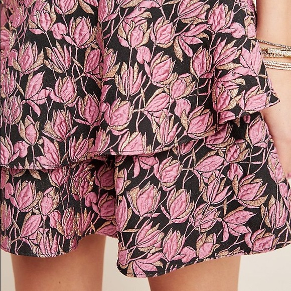 NWT ML Monique Lhuillier Rita Ruffled Mini Dress - Picture 8 of 15